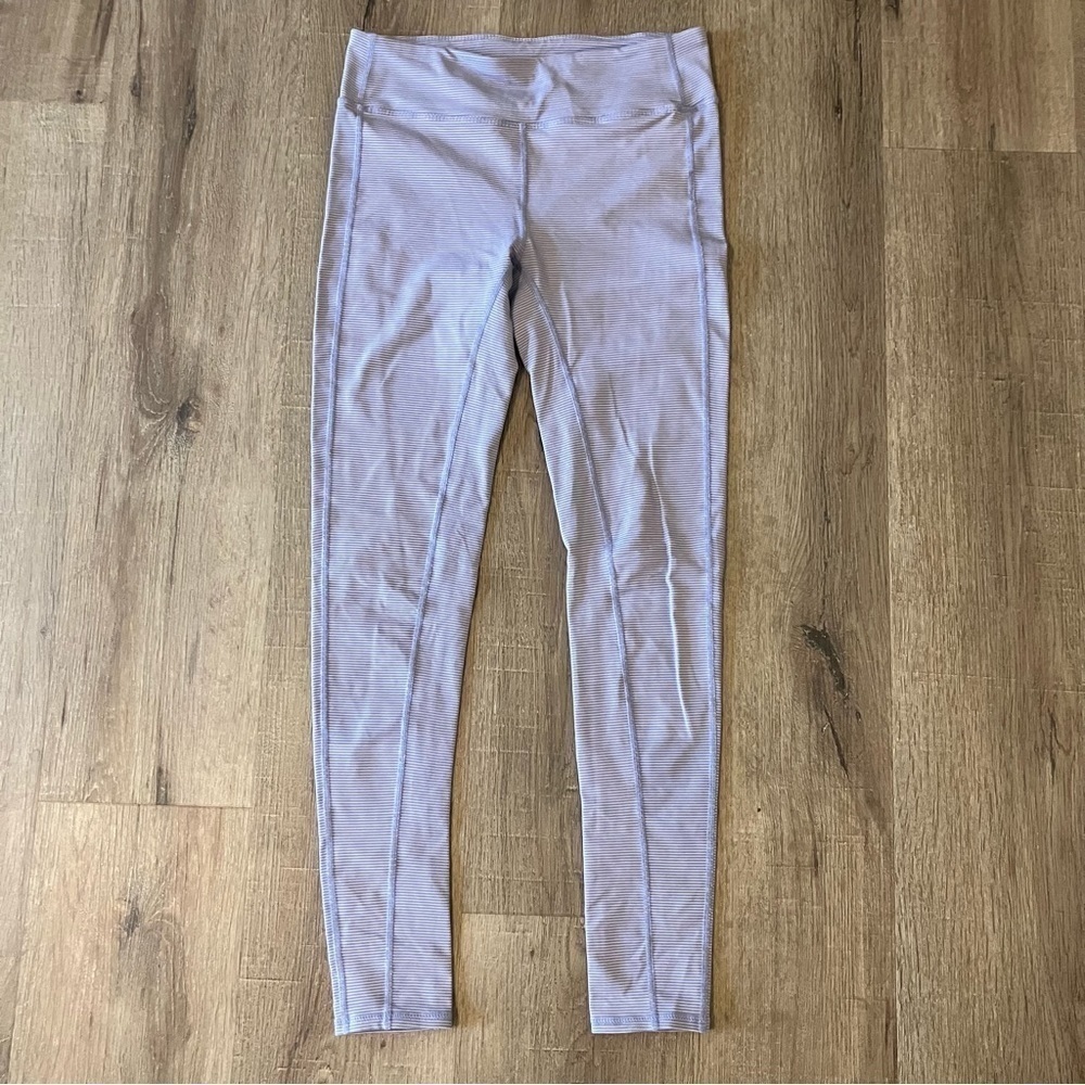 O’Neil 365 Gray Striped Leggings S EUC - Picture 2 of 9